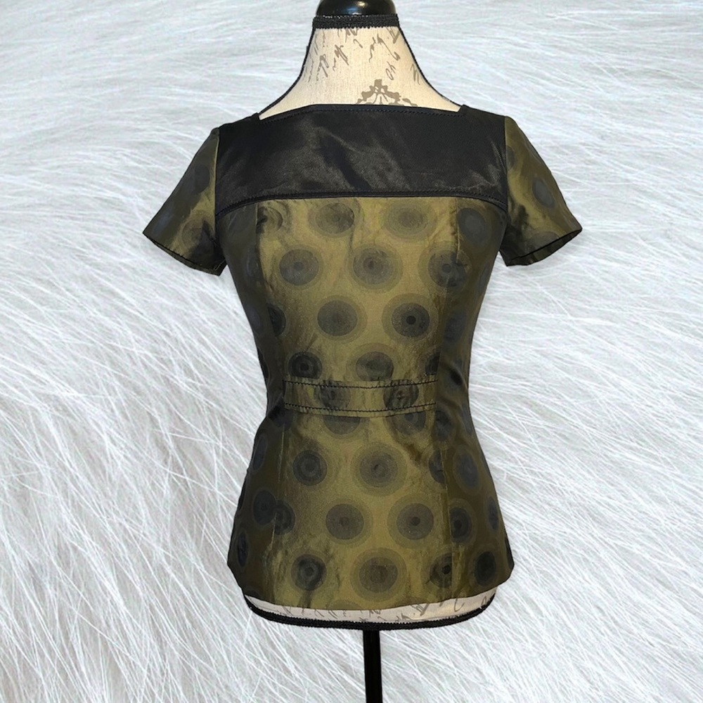 💕🍭SOLD🍭💕Vera Wang Designer Lavender Label Silk Blouse Top M